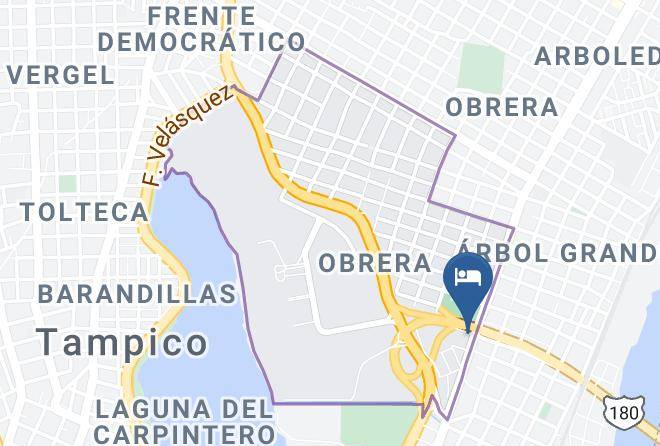 Tampico - Hotel Puente Express Inn Maps