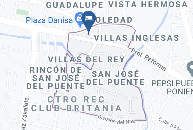 Puebla San Jose Del Puente - Hotel Puente Real Maps