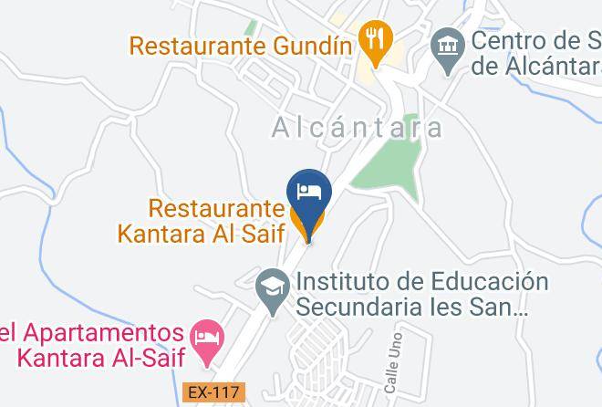 Caceres - Hotel Puente Romano Maps