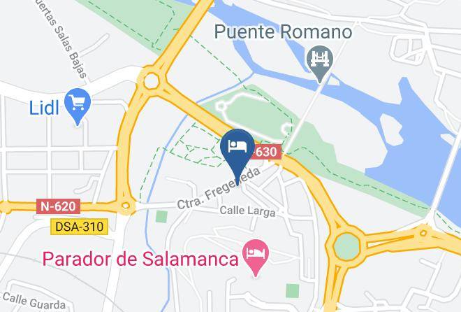 Hotel Puente Romano De Salamanca Map
