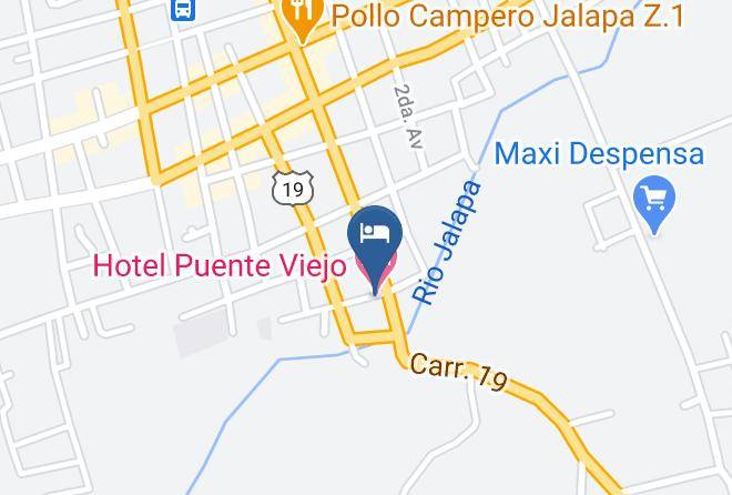 Jalapa - Hotel Puente Viejo Maps