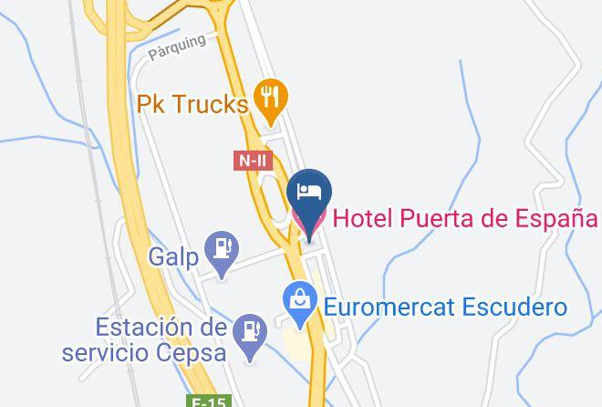 Girona - Hotel Puerta De Espana Maps