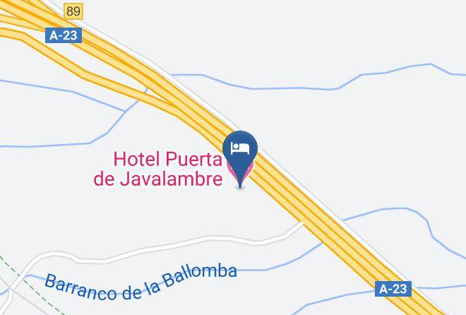 Teruel - Hotel Puerta De Javalambre Maps