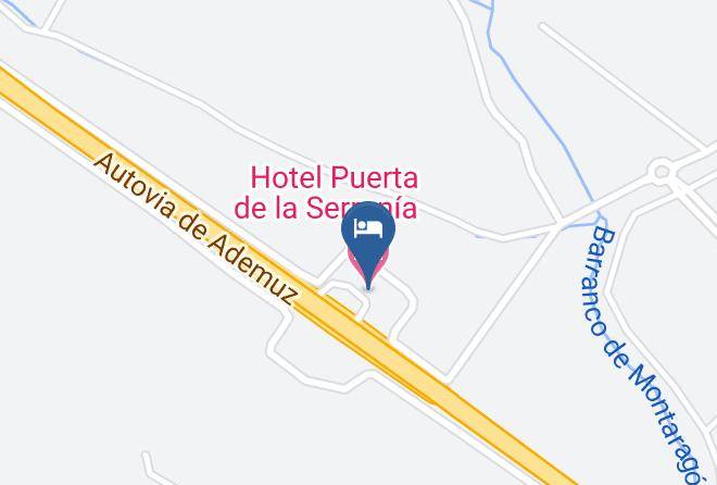 Hotel Puerta De La Serrania Map