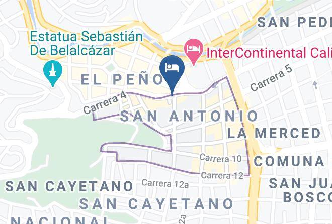 Cali - Hotel Puerta De San Antonio Maps