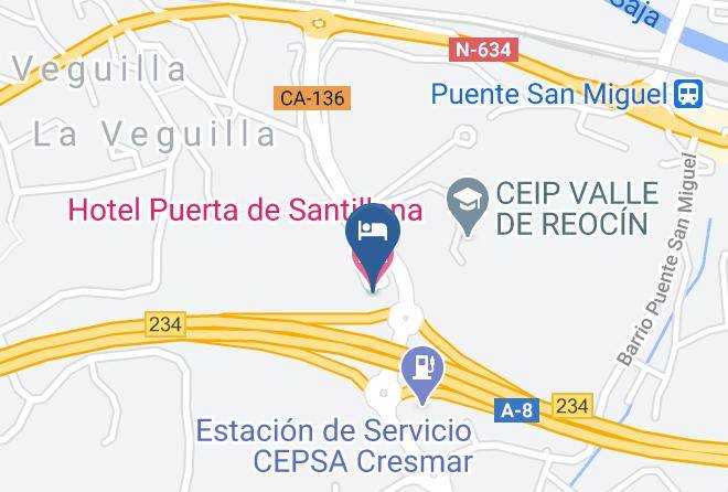 Reocin Reocin - Hotel Puerta De Santillana Maps