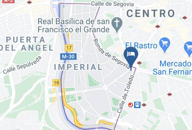 Madrid - Hotel Puerta De Toledo Maps