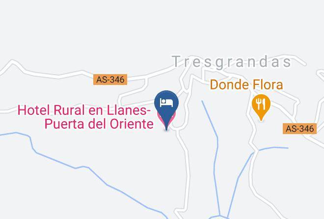 Hotel Rural En Llanes Puerta Del Oriente Map