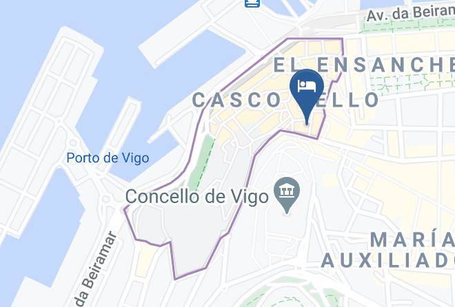 Pontevedra - Hotel Alda Puerta Del Sol Maps