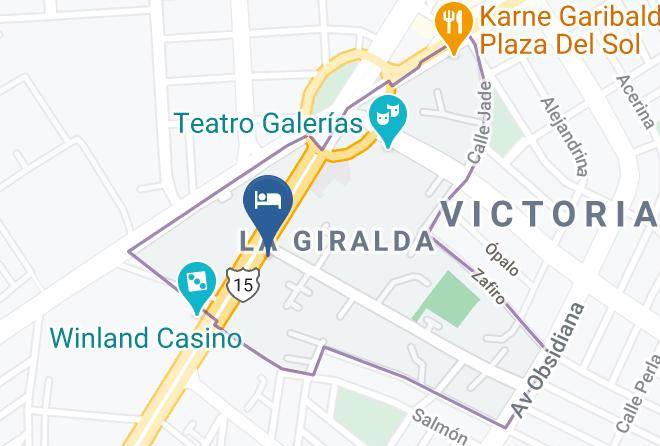Zapopan - Hotel Puerta Del Sol Maps