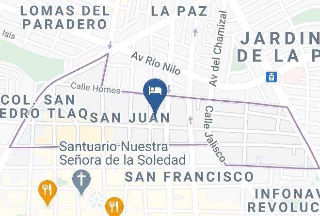 Tlaquepaque - Hotel Puerta San Pedro Maps