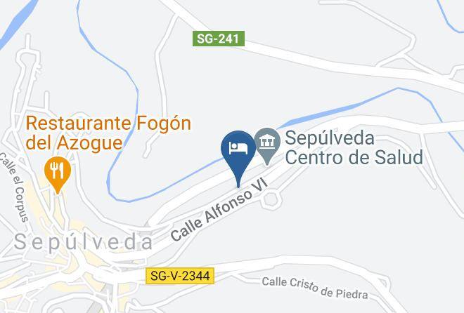 Segovia - Hotel Puerta Sepulveda Maps