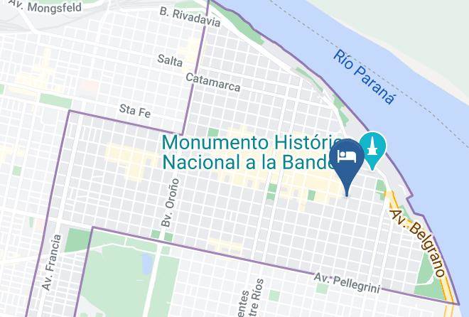 Rosario - Hotel Puerto Bandera Maps