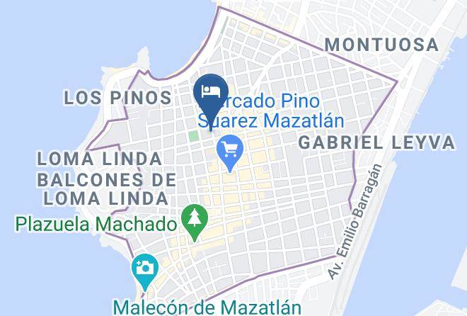 Mazatlan - Hotel Puerto Bello Maps