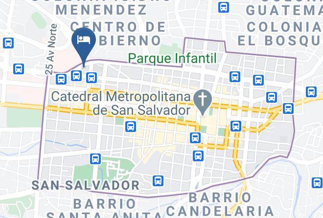 San Salvador - Hotel Puerto Bus San Salvador Maps