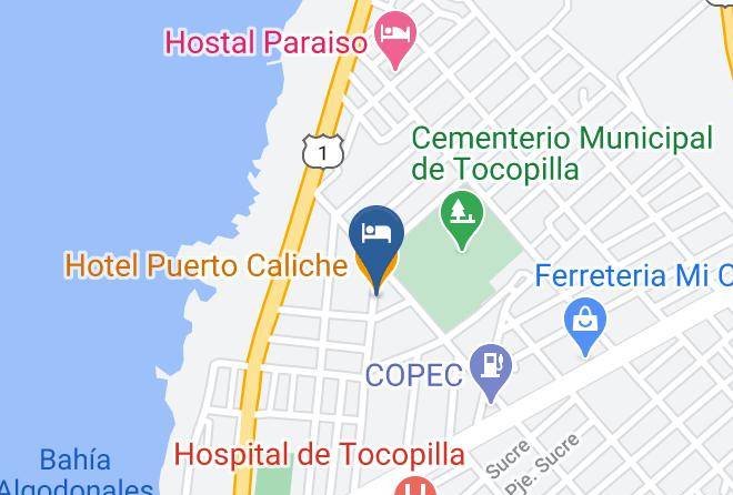 Tocopilla Province - Hotel Puerto Caliche Maps