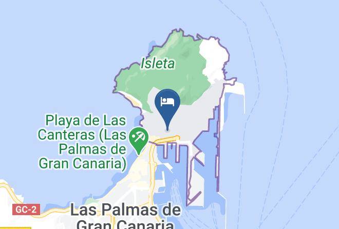 Las Palmas - Hotel Puerto Canteras Maps