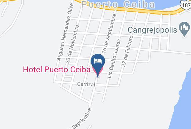 Paraiso - Hotel Puerto Ceiba Maps