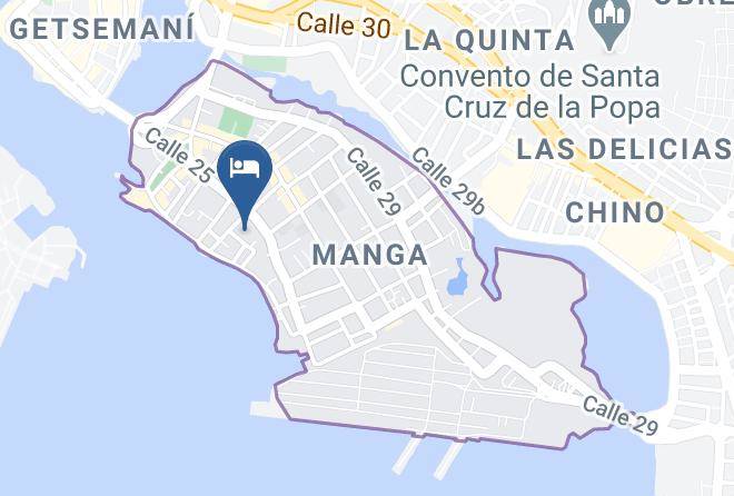 Cartagena De Indias - Hotel Puerto De Manga Maps