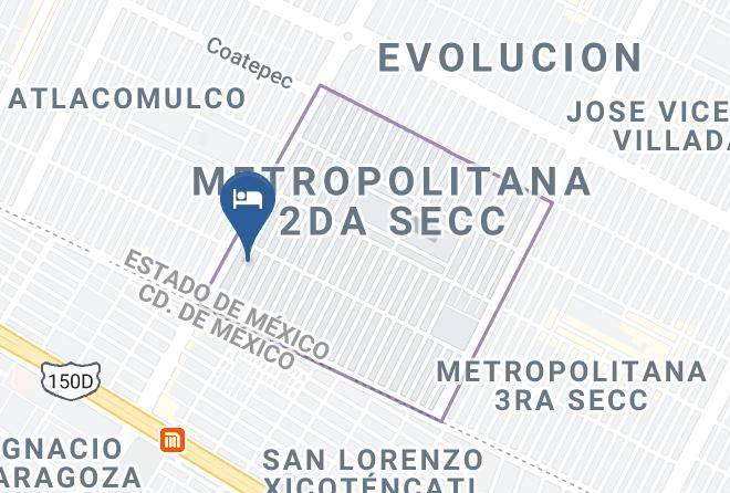 Ciudad Nezahualcoyotl - Hotel Puerto Escondido Maps