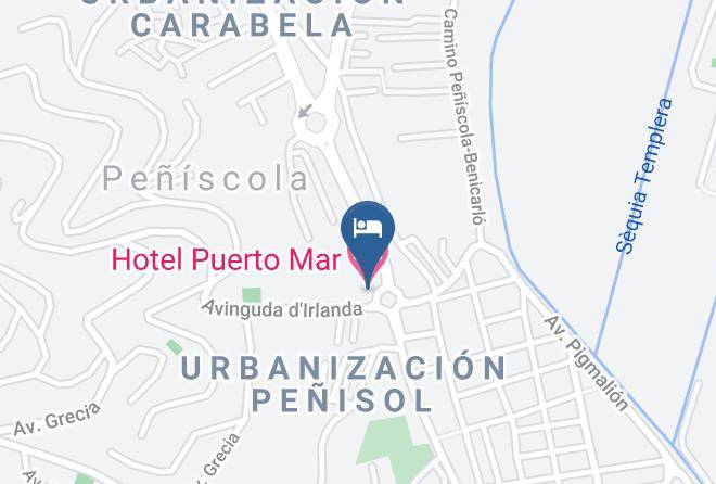 Castellon - Hotel Puerto Mar Maps