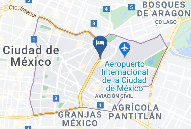 Venustiano Carranza - Hotel Puerto Mexico Airport Maps