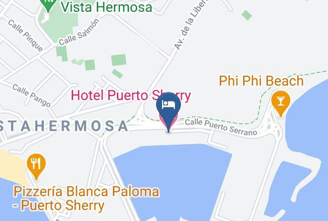 Cadiz - Hotel Puerto Sherry Maps