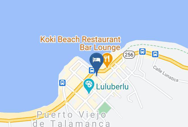 Talamanca - Hotel Puerto Viejo Maps