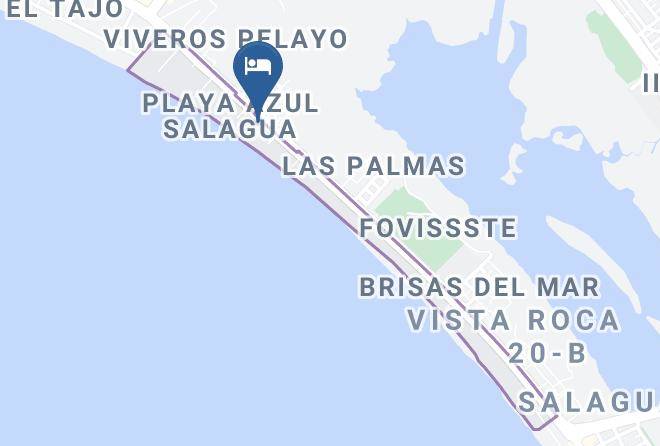 Manzanillo - Hotel Puesta Del Sol Maps