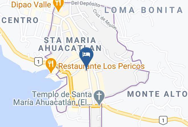 Valle De Bravo - Hotel Puesta Del Sol Maps