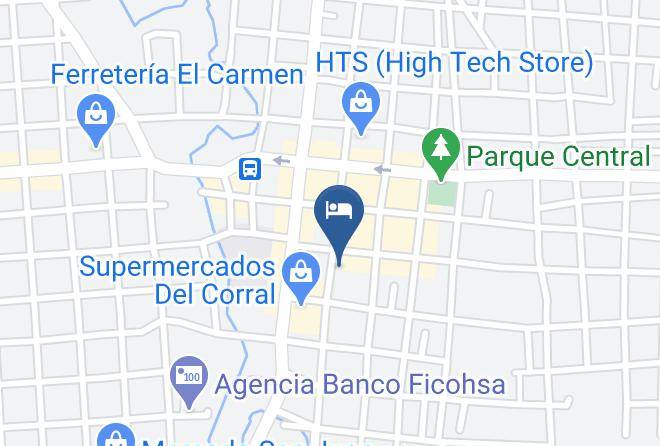 Siguatepeque - Hotel Puesta Del Sol Maps