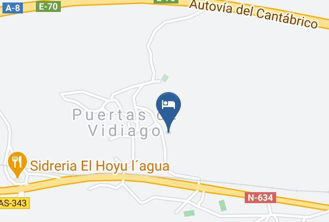 Asturias - Hotel Pugide Maps