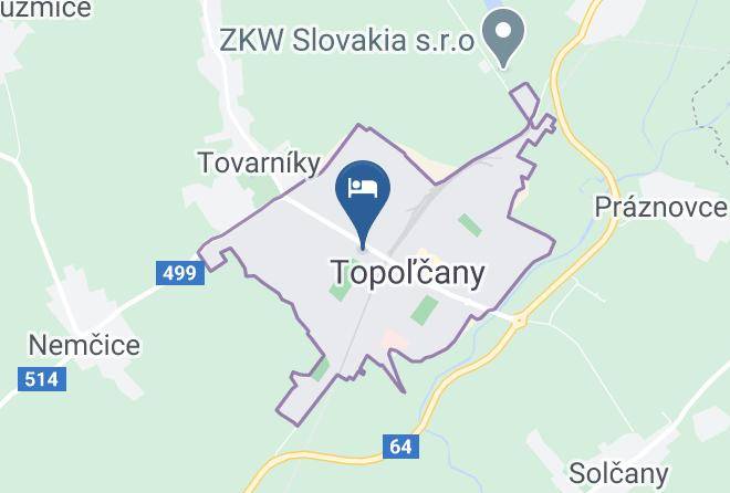 Topolcany - Hotel Puk Maps