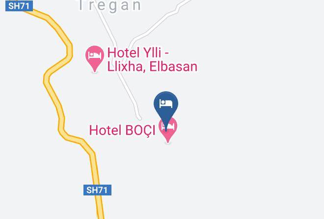Elbasan - Hotel Puka Llixhe Maps
