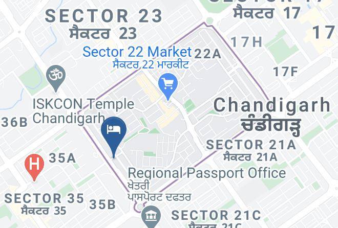 Sector 22 - Hotel Pukhraj Maps