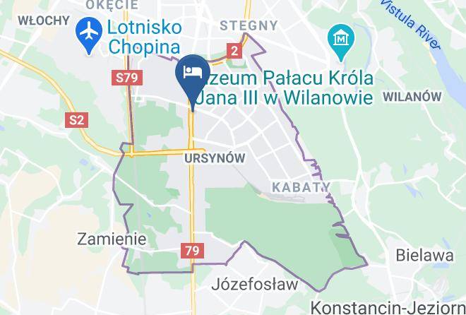Warsaw - Arche Hotel Pulawska Residence Maps