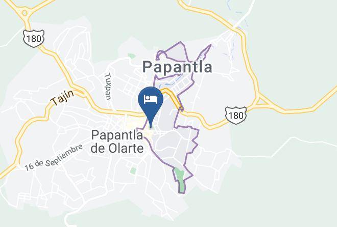 Papantla - Hotel Pulido Maps