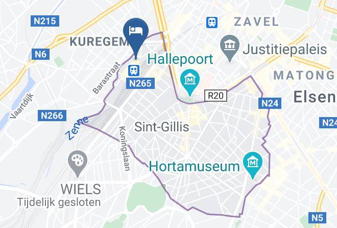 Sint Gillis - Pullman Brussels Centre Midi Maps