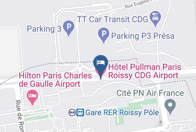 Seine St Denis - Hotel Pullman Paris Roissy Cdg Airport Maps