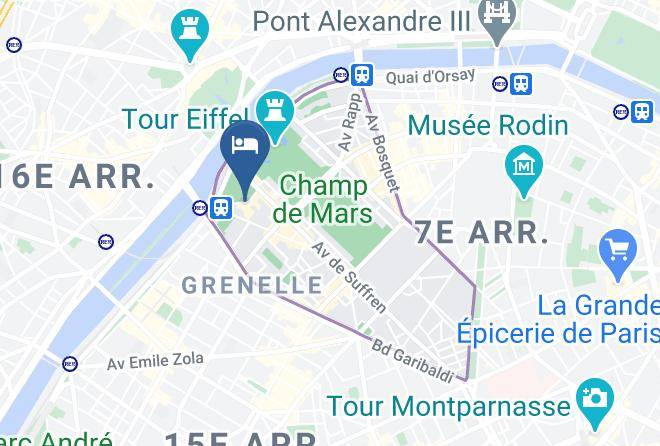 Paris - Hotel Mercure Paris Centre Tour Eiffel Maps
