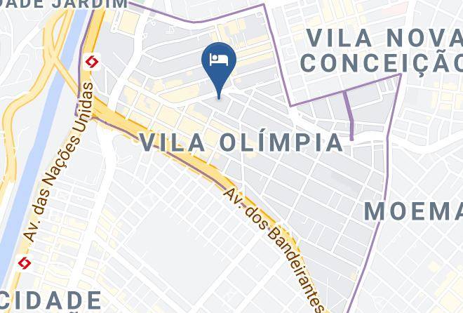 Sao Paulo Itaim Bibi - Pullman Sao Paulo Vila Olimpia Maps