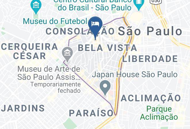 Sao Paulo Jardim Bela Vista - Hotel Puma Maps