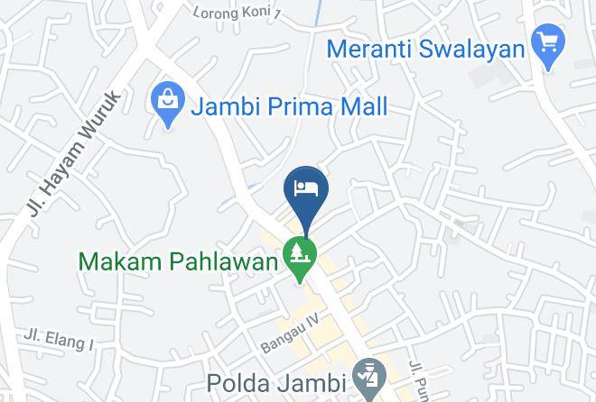 Kota Jambi - Hotel Pundi Rezeki 2 Thehok Maps
