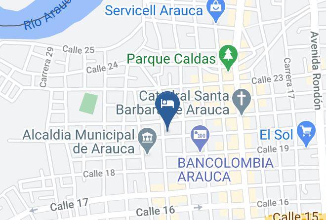 Arauca - Hotel Punta Arena Maps