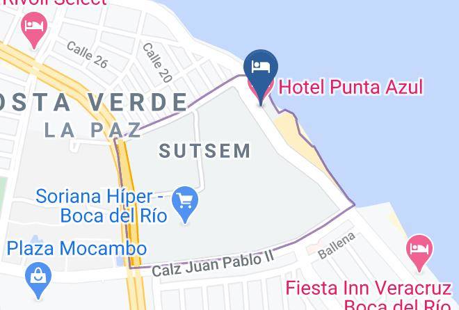 Boca Del Rio - Hotel Punta Azul Maps