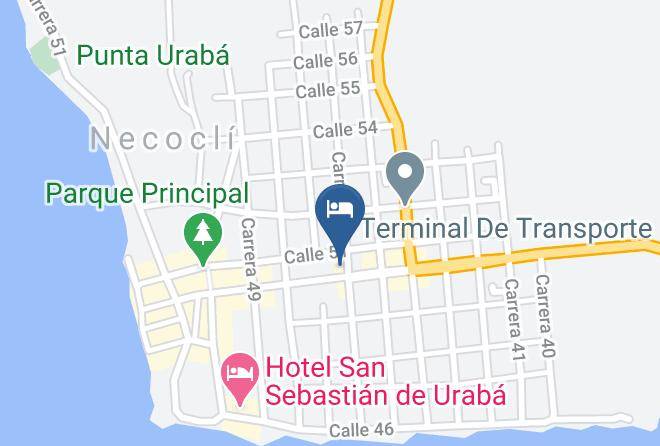 Necocli - Hotel Punta De Aguila Maps