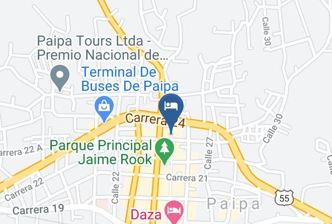 Paipa - Hotel Punta Del Este Paipa Maps