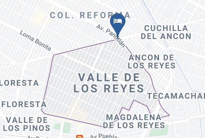 La Paz - Hotel Punta Del Valle Maps