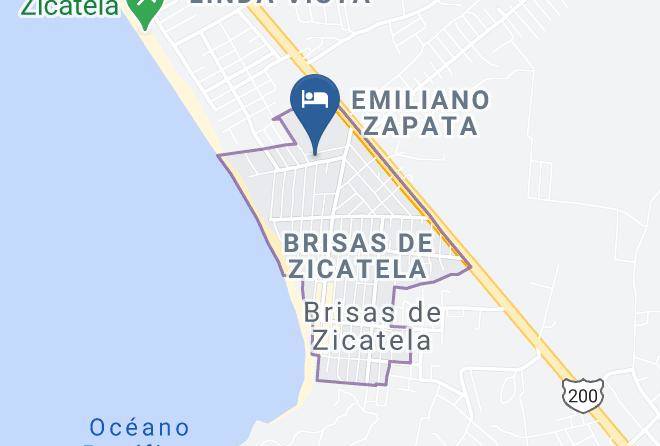 Santa Mariaotepec - Hotel Punta Esmeralda Maps
