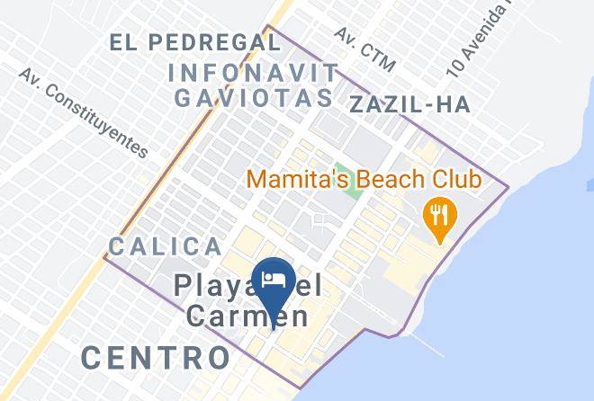 Hotel Punta Esmeralda Map